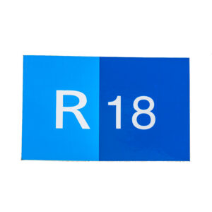Sticker type 18-R