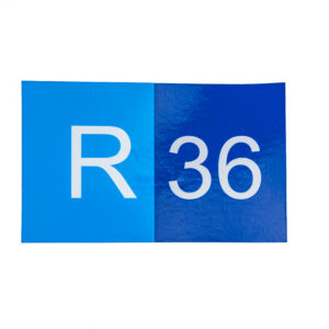 Sticker type 36-R