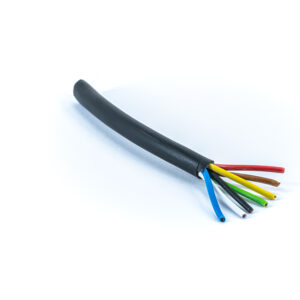 Stroomkabel 7x1.5mm zwart