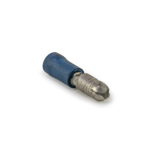 Kabelschoen rond 5mm male 1.5-2.5mm blauw