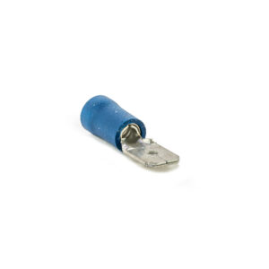 Kabelschoen male 6.2mm blauw