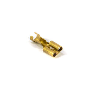 Kabelschoen schuif 10mm female geel