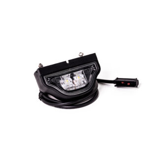 Kentekenlamp met kabel zwart led