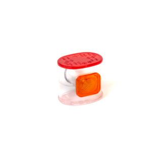 Lens rood/wit/oranje tbv pendellamp