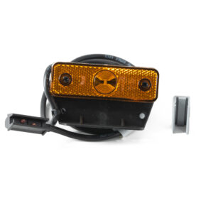 Lens Flatpoint Led Oranje Aspock Met Kabel+kap