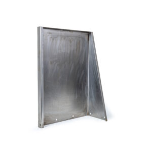 Spatbord staal rechts 450x640mm